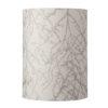 Lampenschirm, 30-h-40cm-branches-white-silver