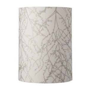Lampenschirm, 30-h-40cm-branches-white-silver