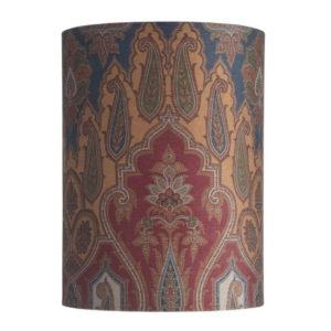 Lampenschirm 30-h-40cm-brocade-blue-red