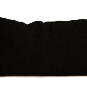 Couchkissen Rustik 40x70 von Lovely Linen in black