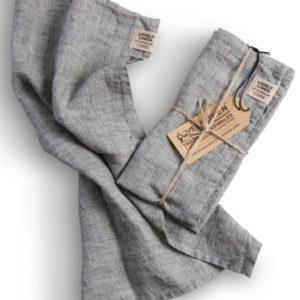 Gaestehandtuecher-fuer-Bad-und-WC-von-Lovely-Linen-in-Chambray-Black