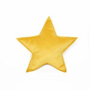 Sterne Kissen, gelb