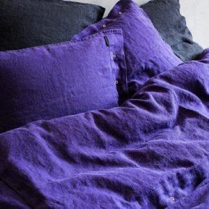 Kissenbezug-aubergine