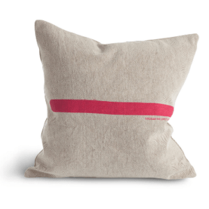 Kissen-roter-Streifen