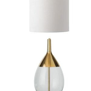 Lute-Tischlampe-base-green-gold-white