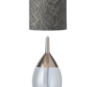 Lute-Tischlampe-base-green-topaz-blue-platinum-branches-igrey-silver