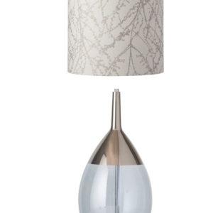 Lute-Tischlampe-base-green-topaz-blue-platinum-branches-white-silver