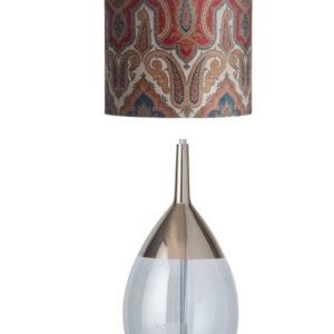 Lute-Tischlampe-base-green-topaz-blue-platinum-brocade-blue-red