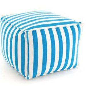 Outdoor-Sitzw-rfel-turqoise