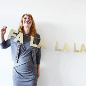 Parydekoration-Banner-in-gold