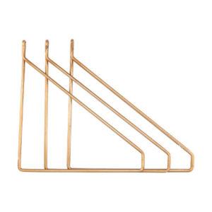 Wandregalhalterung-Apart-in-messing-von-House-Doctor-3er-Set