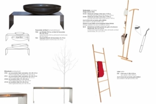 Feuerschale und Kleiderständer Feuerschale und Kleiderständer