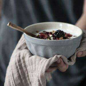 Bunte Müslischale Ib Laursen in french-grey