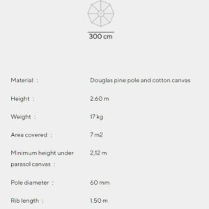 Abmessungen round-parasol-with-cotton-canvas-3m (1)