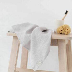 Badetücher Set Leinenfarbe silver