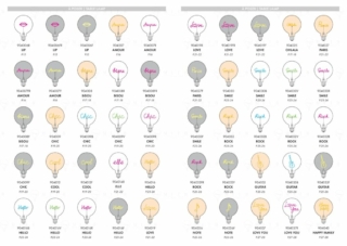 Tischlampe LED Dekolicht MITB Kiss until Happy Family