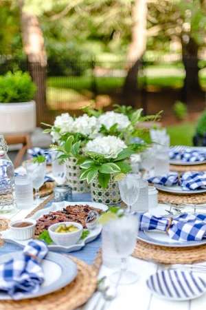 Stilberatung - Servietten beim Barbecue richtig platziert