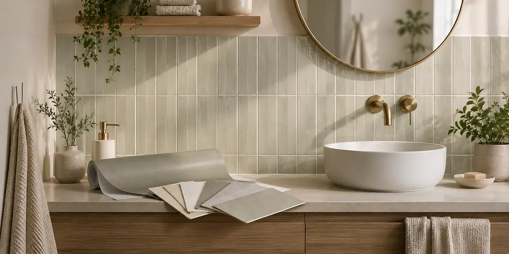 Fliesenfolie für das Badezimmer